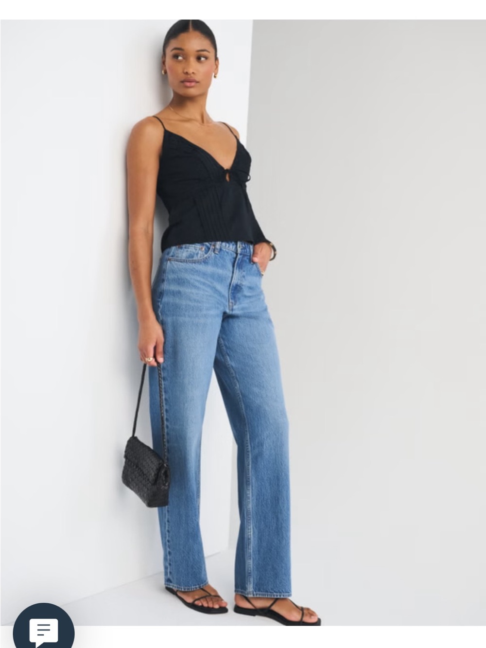 Abercrombie & Fitch Light Blue Straight Leg Jeans